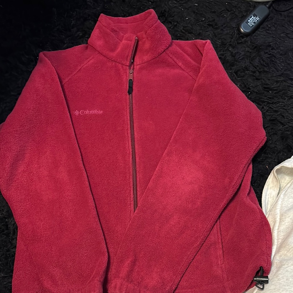 Columbia Red Fleece Jacket